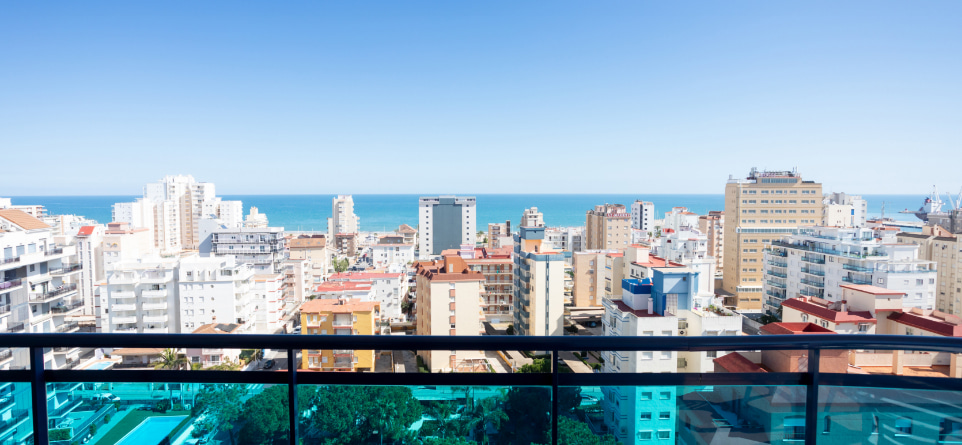 Vistas al mar desde una de las Habitaciones Vista Mar del Hotel Cibeles